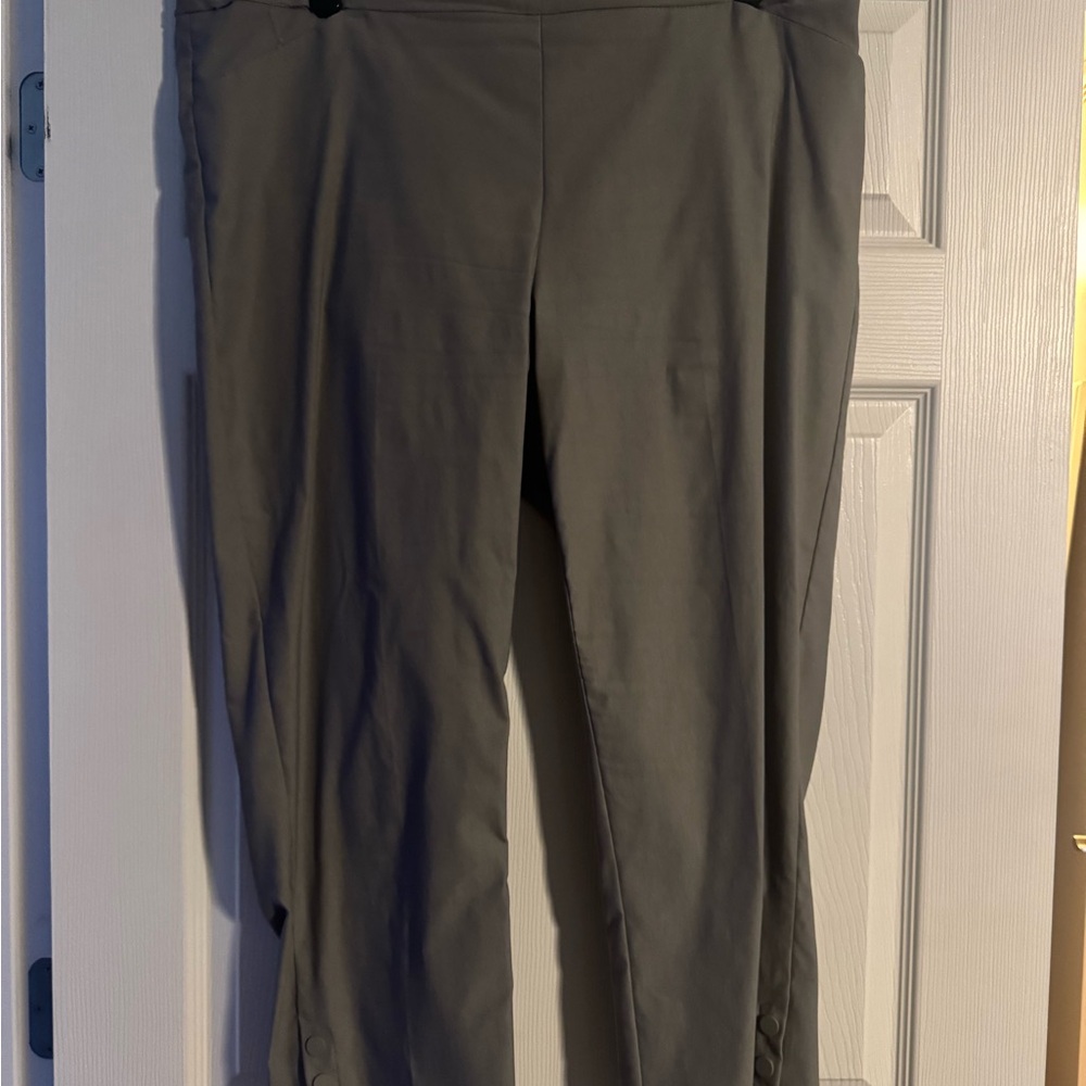 Tribal brand Gray Button-Detail Pants